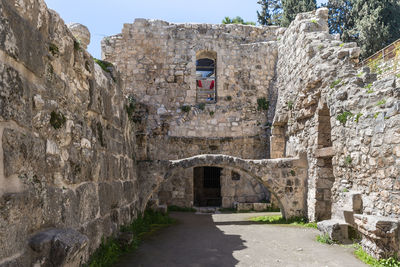 View of fort against the sky