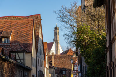 Low angle view of buildings against sky