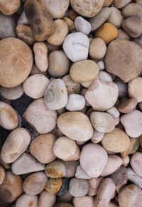 Full frame shot of stones