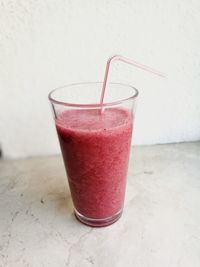 Close-up of drink in glass