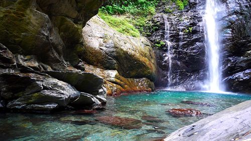 View of waterfall