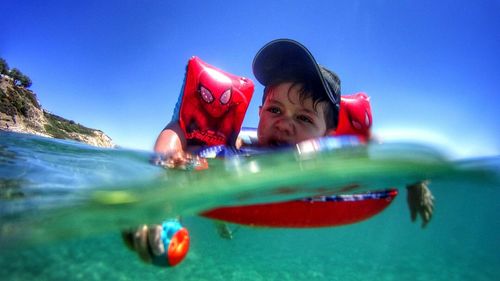 People in water