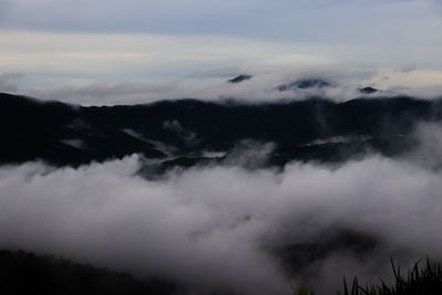 Low angle view of clouds in sky