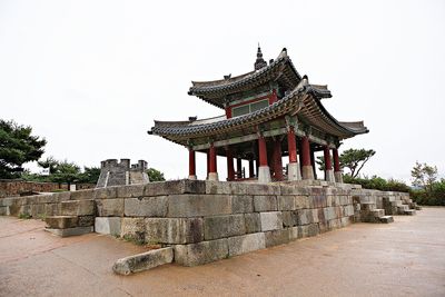 View of temple against sky