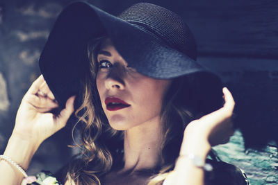 Beautiful girl with hat