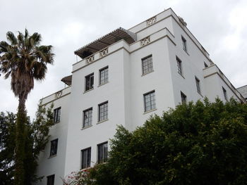 Low angle view of building against sky