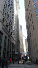 View of modern buildings in city