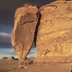 View of rock formation