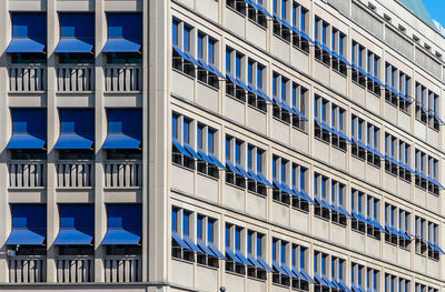 Low angle view of modern building