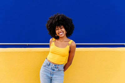 Young woman looking away