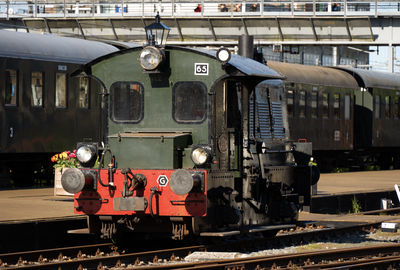 Shuntertrain on railroad track