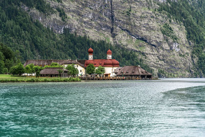 View of building by sea