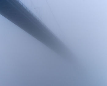 Low angle view of fog