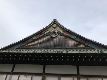 Low angle view of building against sky