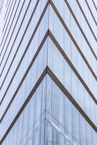 Low angle view of glass building