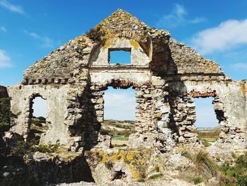 Old ruins against sky