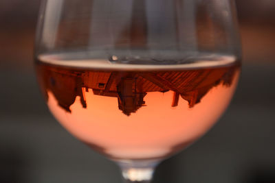 Close-up of drink in glass