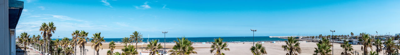 Panoramic view of sea against sky