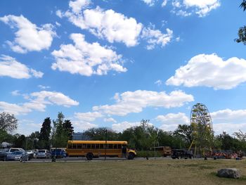 Panoramic view of city against sky