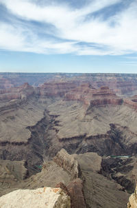 High angle view of a desert