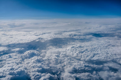 Aerial view of cloudscape