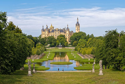 Schwerin castle in germany