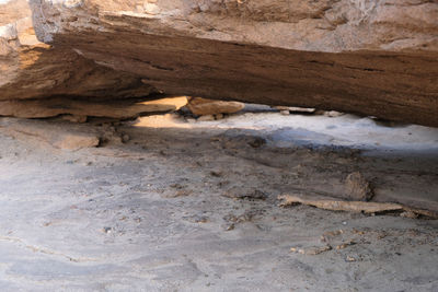 Close-up of rock formations