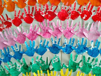 Full frame shot of multi colored candies for sale