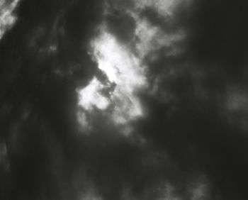 Low angle view of cloudy sky