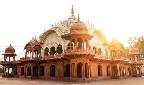 View of historic building against clear sky
