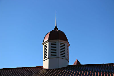 Clock tower against clear sky