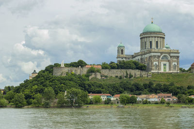 View of cathedral against cloudy sky