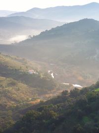 Scenic view of mountains