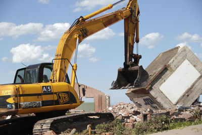 View of construction site against sky