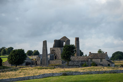 Magpie mine. disused lead mine near the village of sheldon in the derbyshire peak district, england.