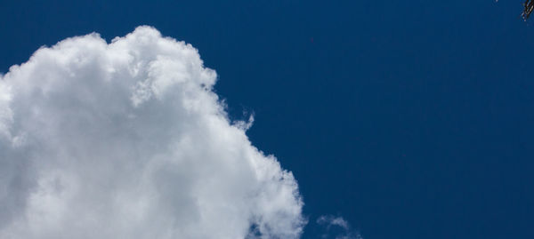 Low angle view of clouds in sky