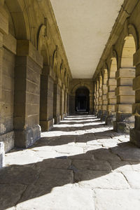 Corridor of historic building