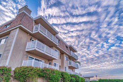 Low angle view of building against sky