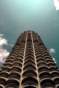 Low angle view of building against sky