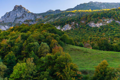 Landscape of the somiedo natural park in asturias. spain 
