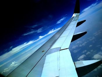 Airplane flying in sky
