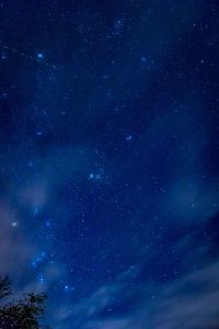 Low angle view of stars in sky