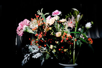 Close-up of flowers against blurred background