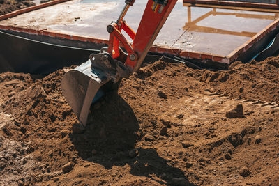Low angle view of construction site