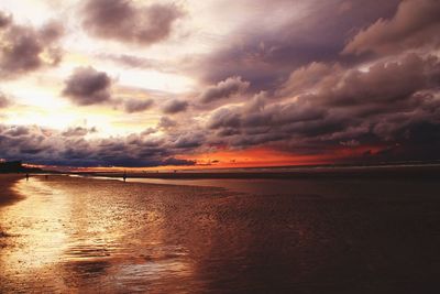 Beach against sky