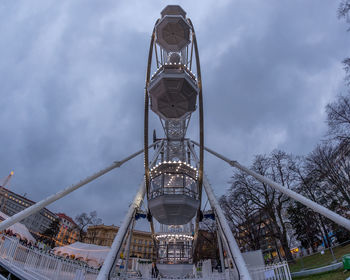 Low angle view of ferris wheel