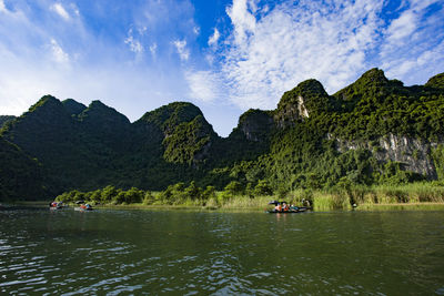 A corner of the mountains in trang an tourist area, ninh binh