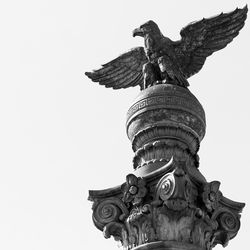 Low angle view of statue