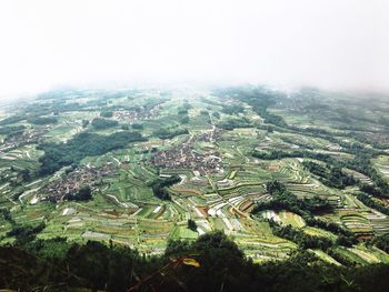 Aerial view of landscape