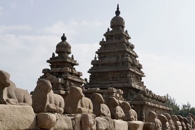 View of temple against sky